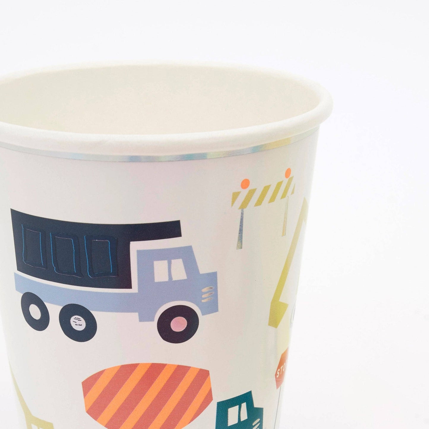 "Sip & Build" 🚧 Construction Party Cups by Meri Meri