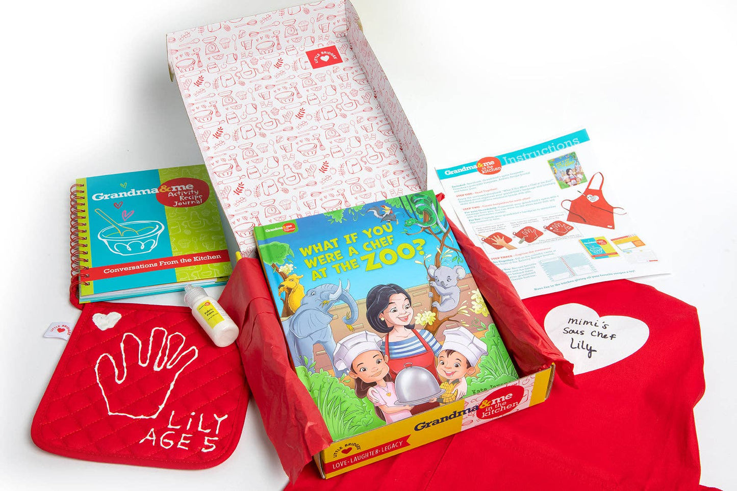 "Sous Chef Sweetie" 👩‍🍳 Grandma & Me Kitchen Activity Kit by Insight Editions - #1 Pop Culture Publisher