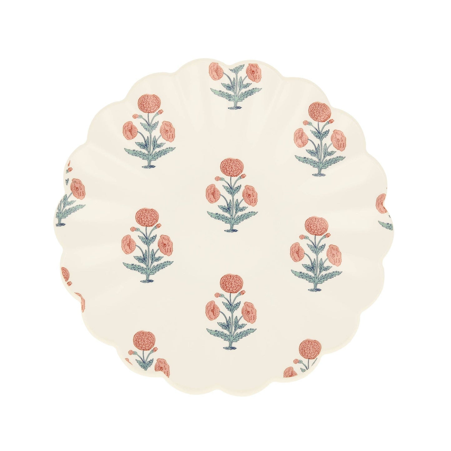 "Bloom Where You're Plated" 🌺 Reusable Floral Small Plates by Meri Meri