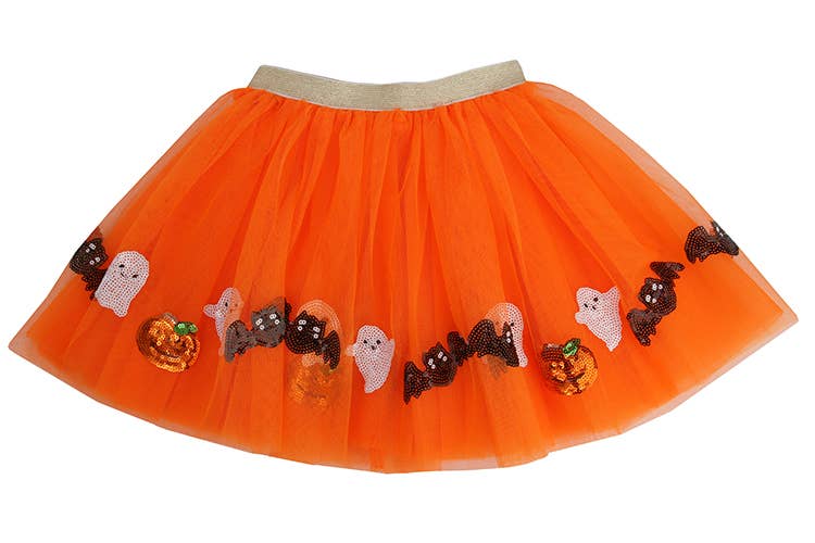 “Tutu Cute to Spook” 🧡 Sequin Halloween Tutu