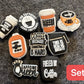 Easy-to-install rubber button crocs charms