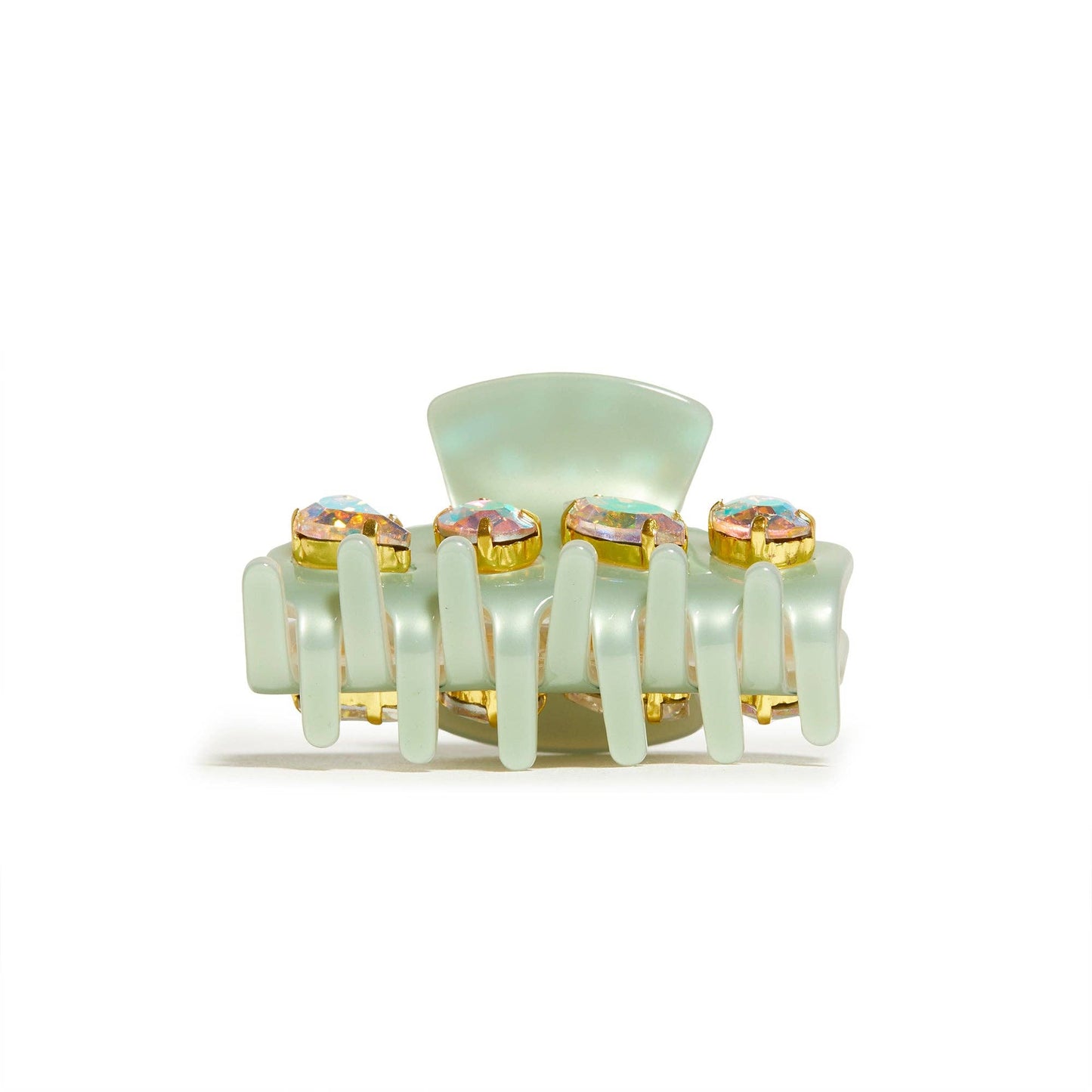“Green with Envy Claw Clip” 💚
Sage Swirl Mini Claw Clip by Lele Sadoughi