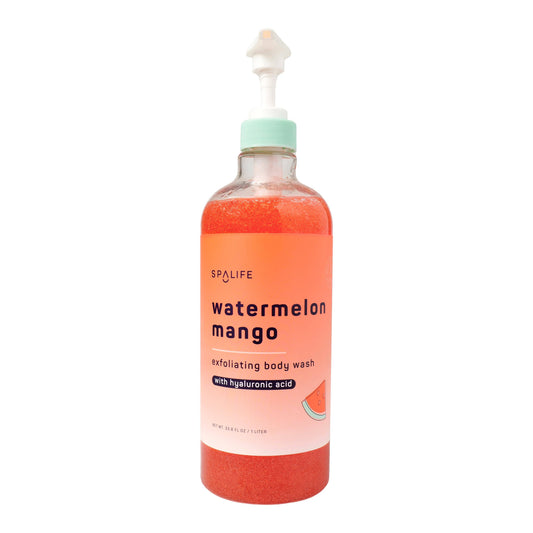 "Vacation Skin" 🍉 Watermelon Mango Exfoliating Body Wash by My Spa Life