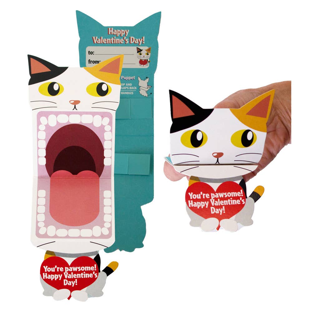 “Talk to the Paw!” 🐶💌 Big Mouth Pet Valentine Cards by CGO