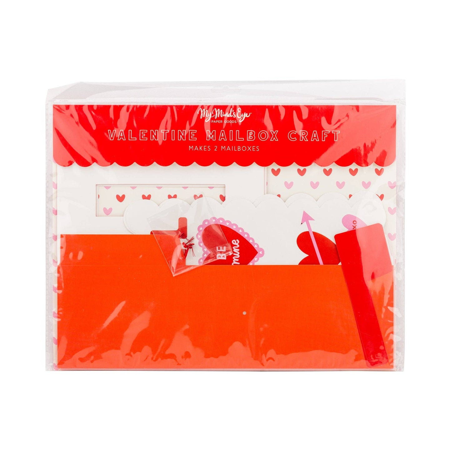 Valentine mailbox craft kit for kids DIY activity
