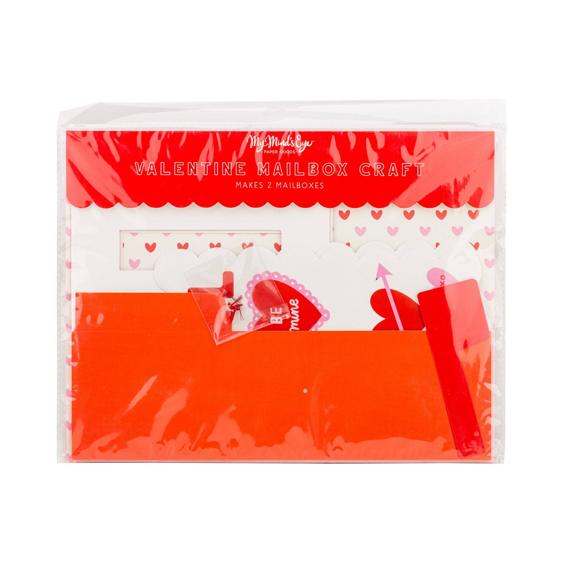 Valentine mailbox craft kit for kids DIY activity