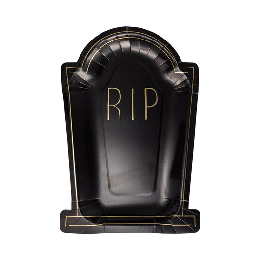 “Rest in Feast” 🪦 Tombstone Shaped Plates