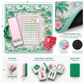 "Palm Reader" 🌴 Palm Resort Mahjong Complete Set with Playing Mat by Ellison+Young