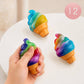 "Cone Zone" 🍦 Rainbow Ice Cream Cone Squishy Stress Toys (Pack of 12) by Madeline Love