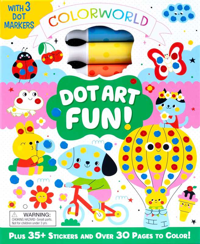 “Let’s Dot This!” 🎨✨ Jumbo Dot Art Coloring Kit by Editors of Silver Dolphin Books