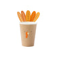 Serve Thanksgiving cheer with Turkey Paper Cups! Adorned with adhesive feathers, these 12 oz kraft cups add festive fun to any harvest table.