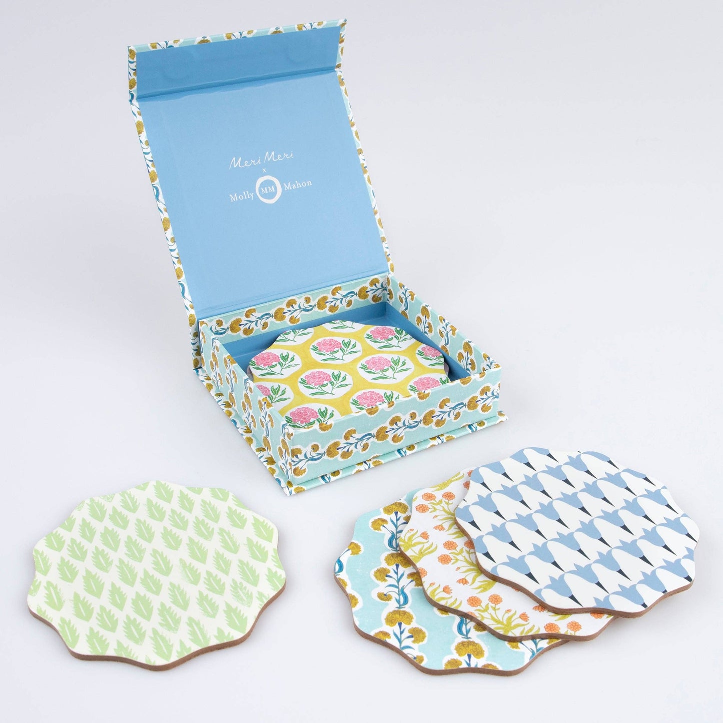 "Coast Is Clear" 🌼 Floral Coasters by Meri Meri