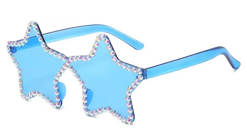 "Star Quality" ⭐ Red Rhinestone Star Sunglasses by Lil Darlings Inc