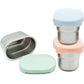 "Dip Switch" 🥕 Stainless Steel Dip Containers for Lunch (Set of 3) by WeeSprout