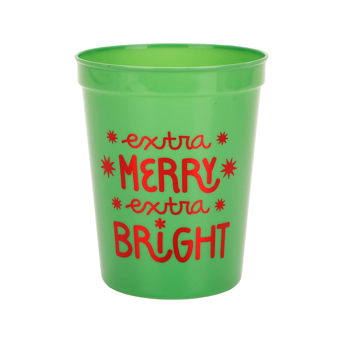 “Sip Happens” 🍸 Extra Merry Extra Bright Party Cups