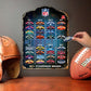 Wall-mounted NFL team rankings display