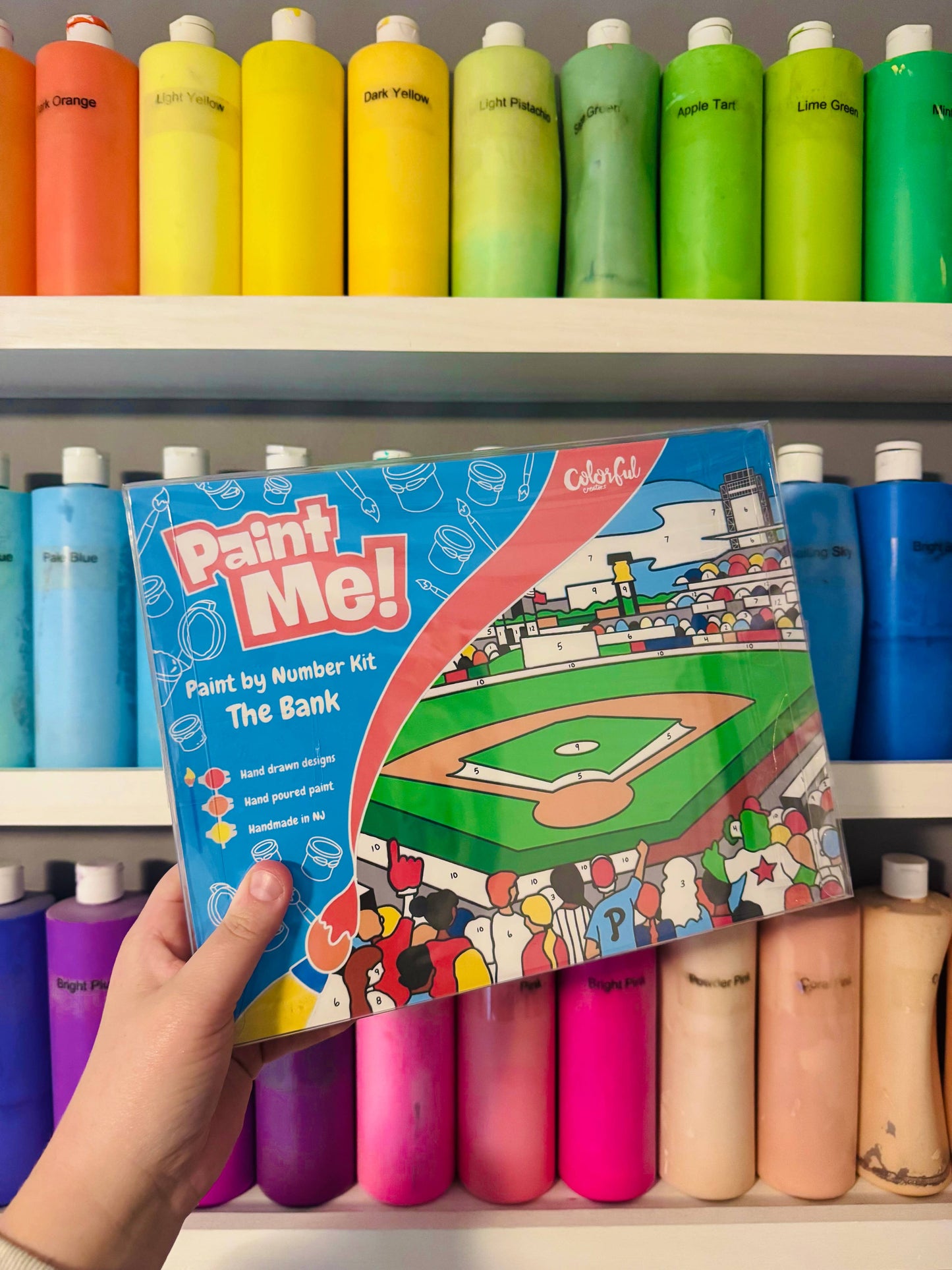 "Philly Forever" 🏛️ The Bank Philly Paint by Number Kit by Colorful Creators