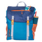 "Pack & Snooze" 🎒 Mimish Sleep-N-Pack Sleeping Bag — Enamel Blue, Persimmon & Navy (Big Kid)