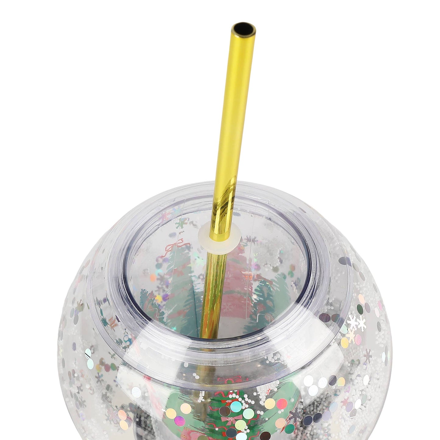 “Snow Sip Show” ❄️ Snow Globe Holiday Tumbler