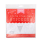 Kids coloring their own stickers DIY kit