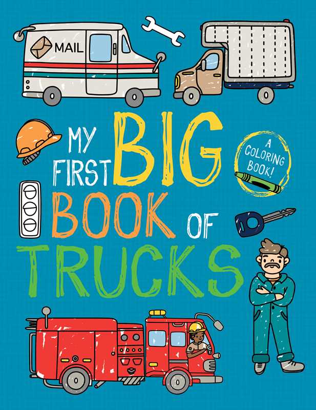 my first big book of trucks kids illustrated book