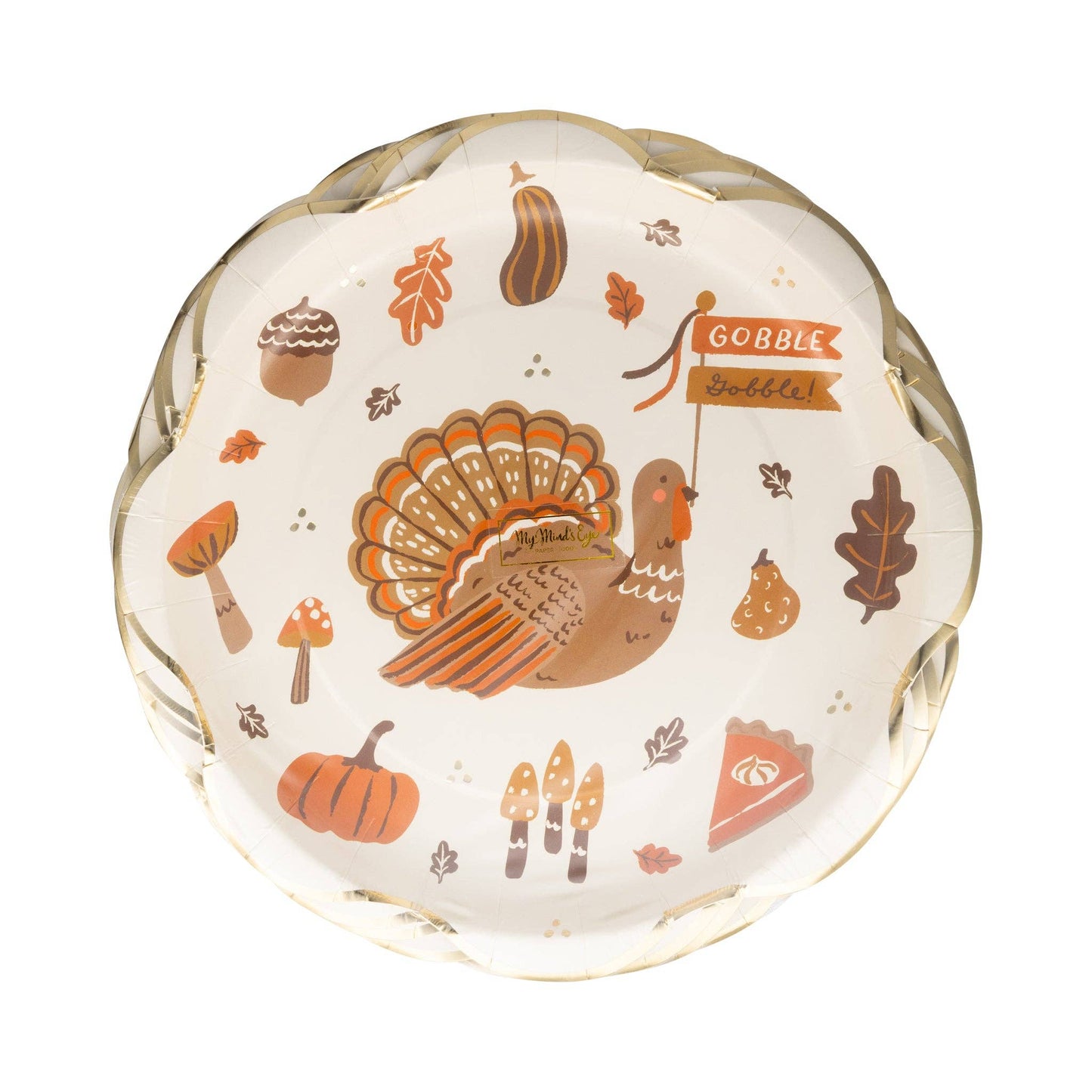 “Feast Mode” 🦃 Thanksgiving Icons Plates