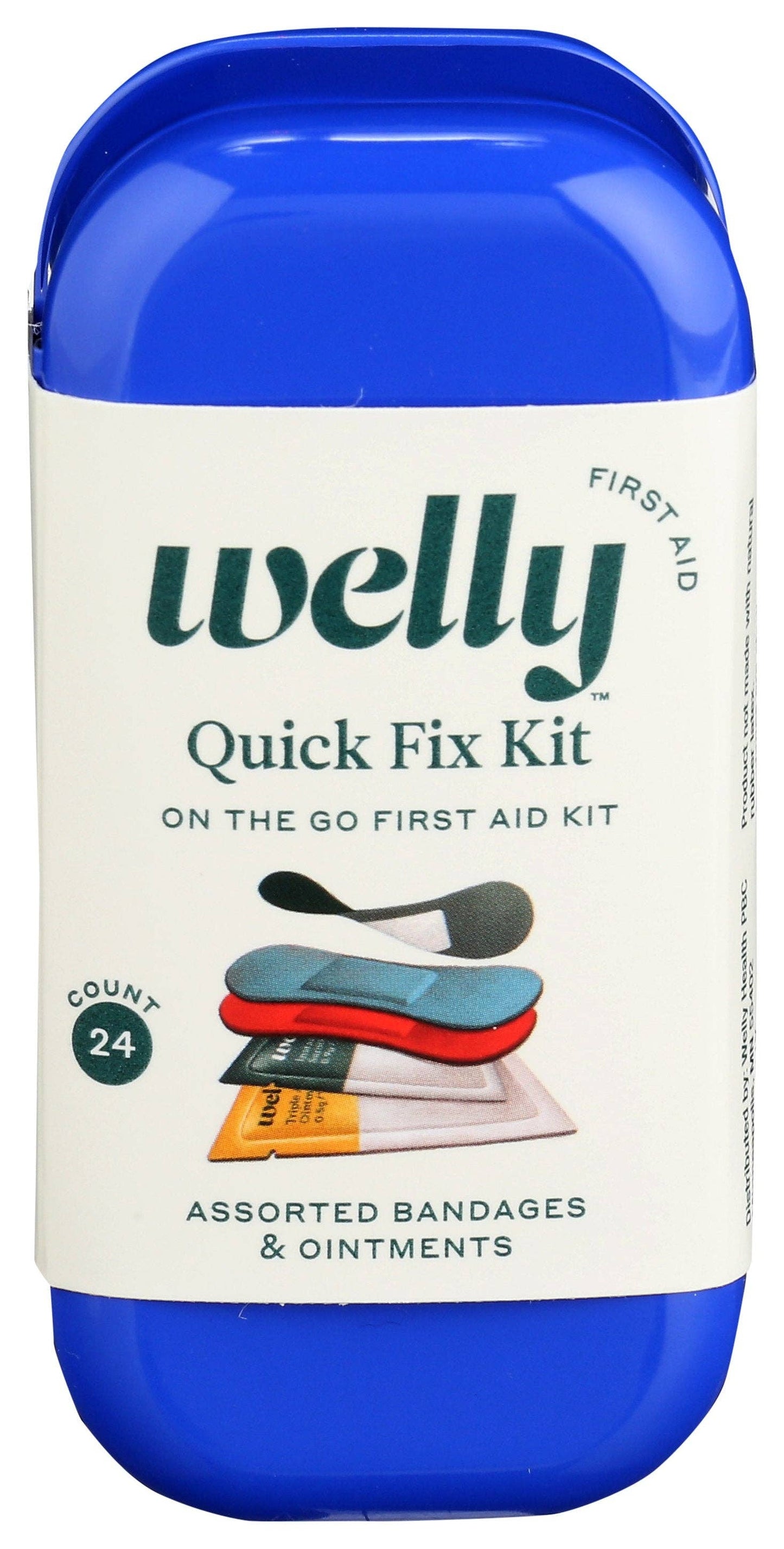 Compact first aid kit for travel and home use