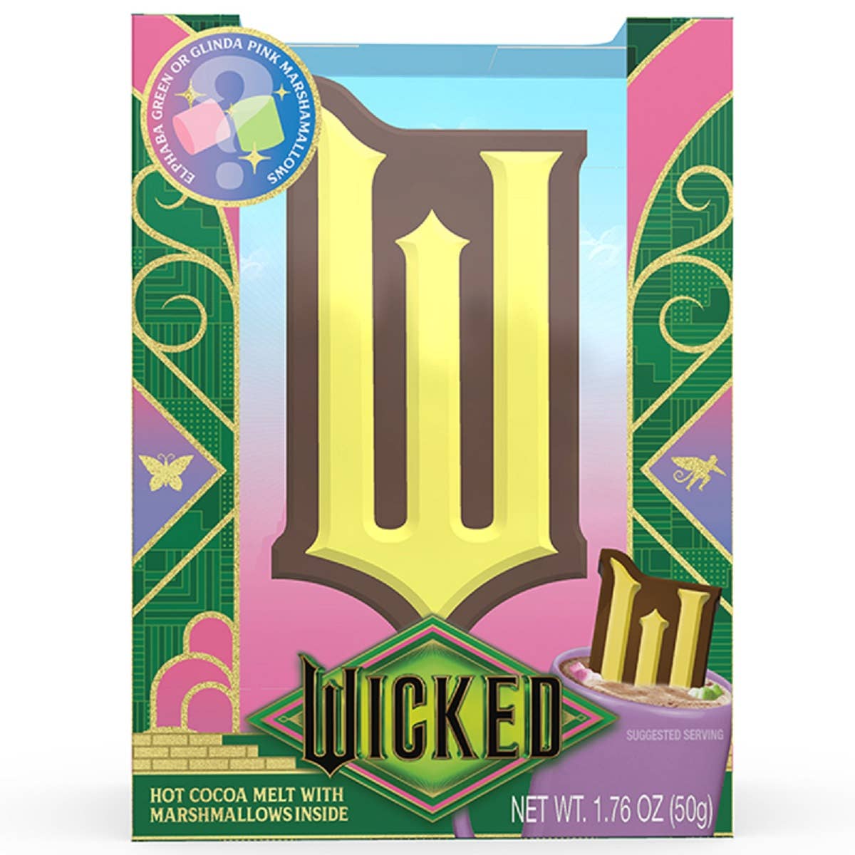 Wicked Hot Cocoa Melt mix with spooky packaging