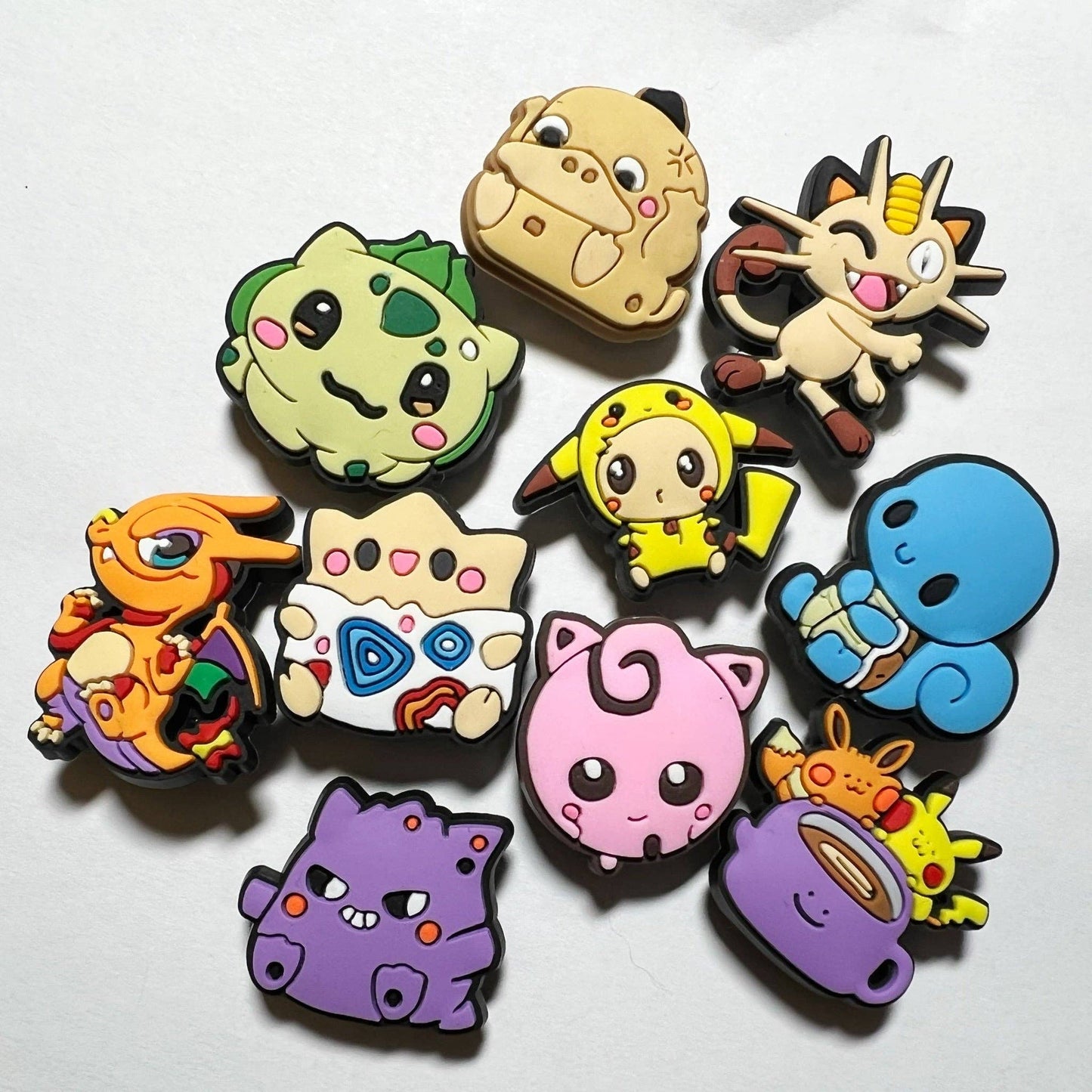 "Gotta Charm 'Em All" 🎮 Pokémon Croc Charm Set (20-Pack) by JuliesDecal