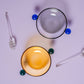 Elegant Glass Honey Dipper Spoon, Perfect for Rosh Hashanah, Ideal for Serving Honey with Apples, Comes Wrapped in Custom Packaging for Gifting