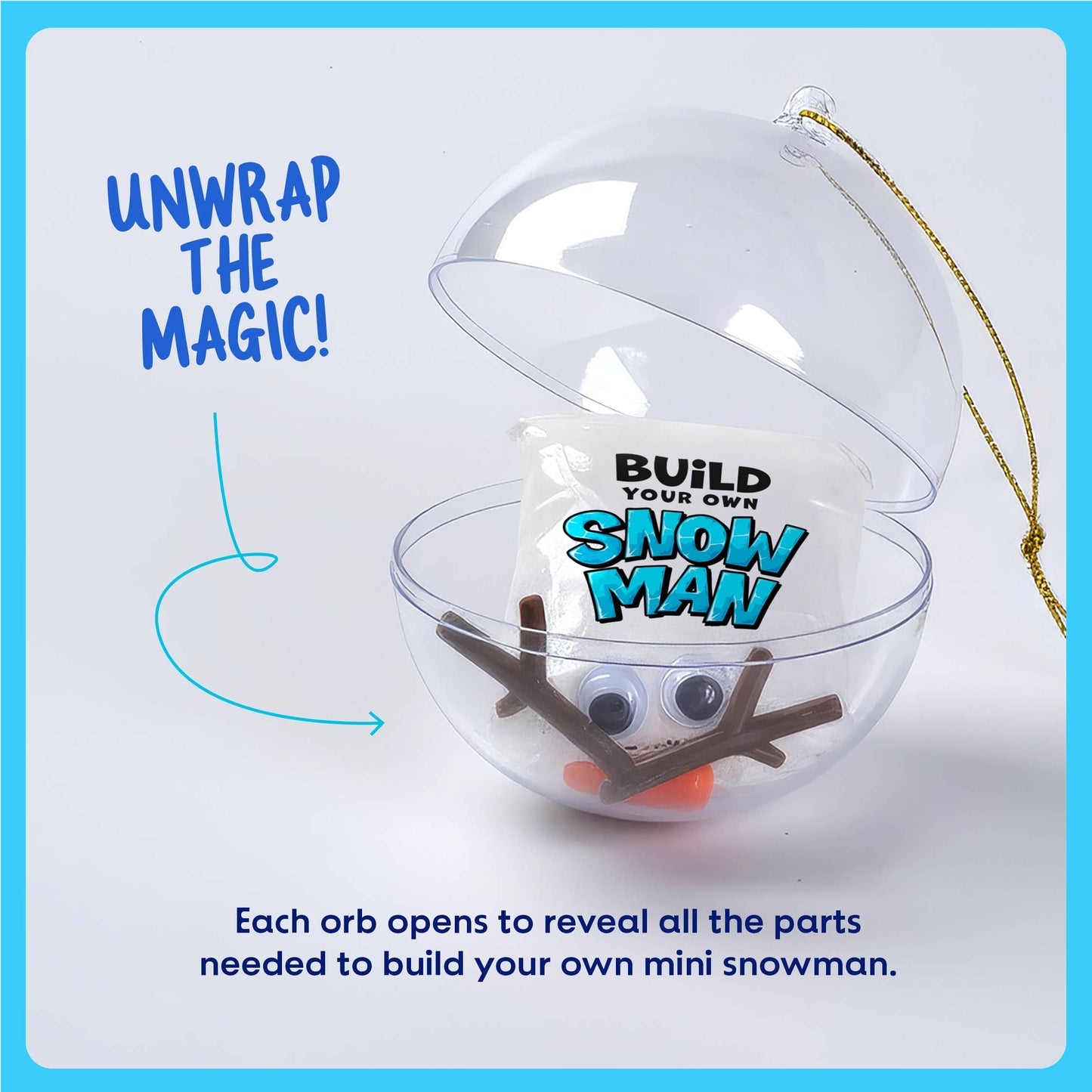 "Snow Squad" ⛄ Build-A-Snowman Outdoor Kit by Dan&Darci