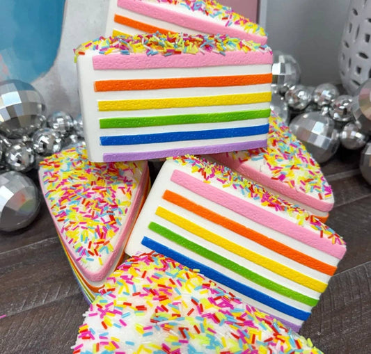 “Piece of Cake” 🍰 Cake Squishy Sensory Toy by Hart and Hollow
