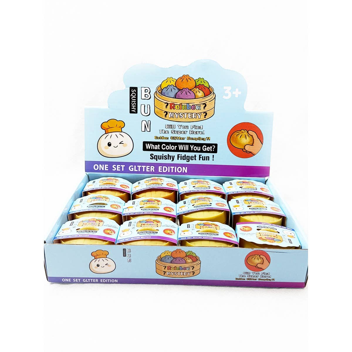 “Steamed, Not Stressed” 🥟 Mini Dumpling Squishies with Steamer Basket (12-Pack) by Love and Repeat