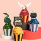 Wizard Cupcake Set - 24 sets of liners + toppers, magic kids
