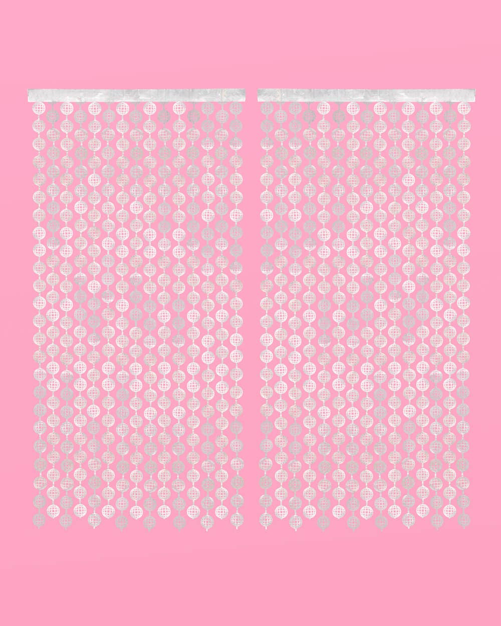 “Groovy & Engaged” 🪩 Disco Ball Foil Curtain by xo, Fetti