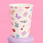 24-pack of Taylor-inspired 12 oz. white paper cups