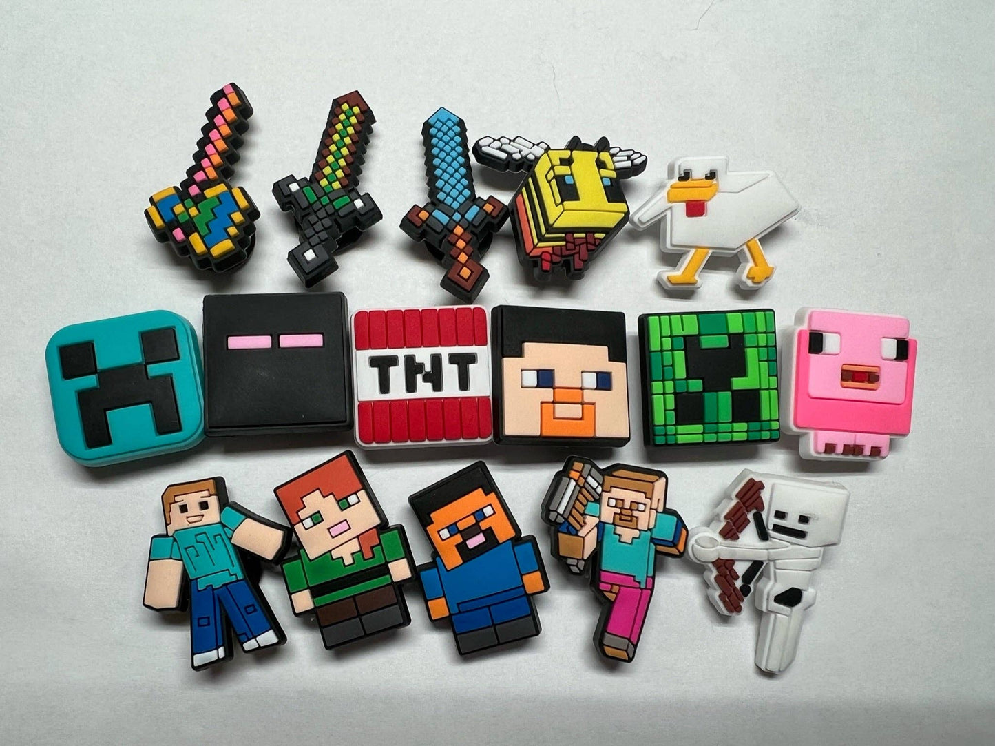 “Mine Your Style” ⛏️ Minecraft Croc Charms by JuliesDecal