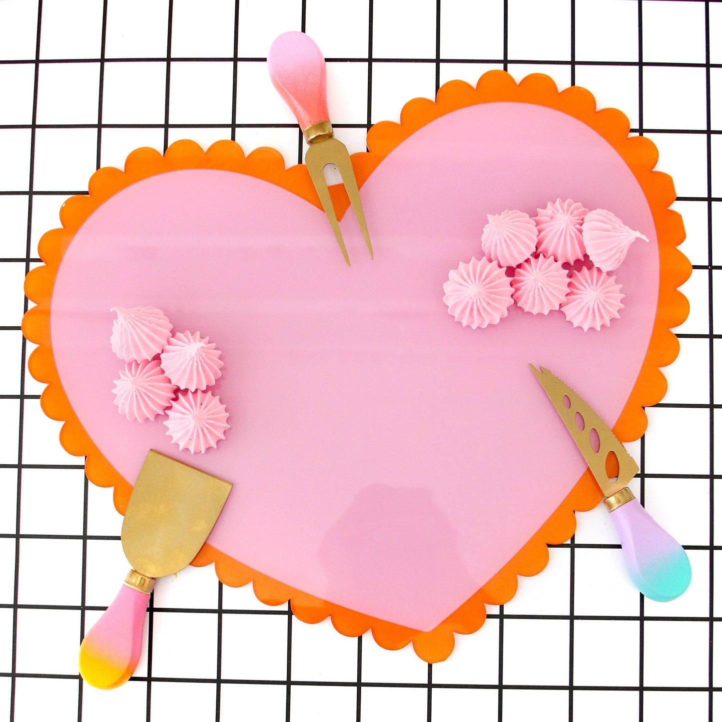 "Spread the Love" 🧀 Ombré Charcuterie Knife Trio by Kailo Chic