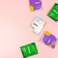 Portable underarm wipes to cleanse, hydrate, and reduce skin inflammation