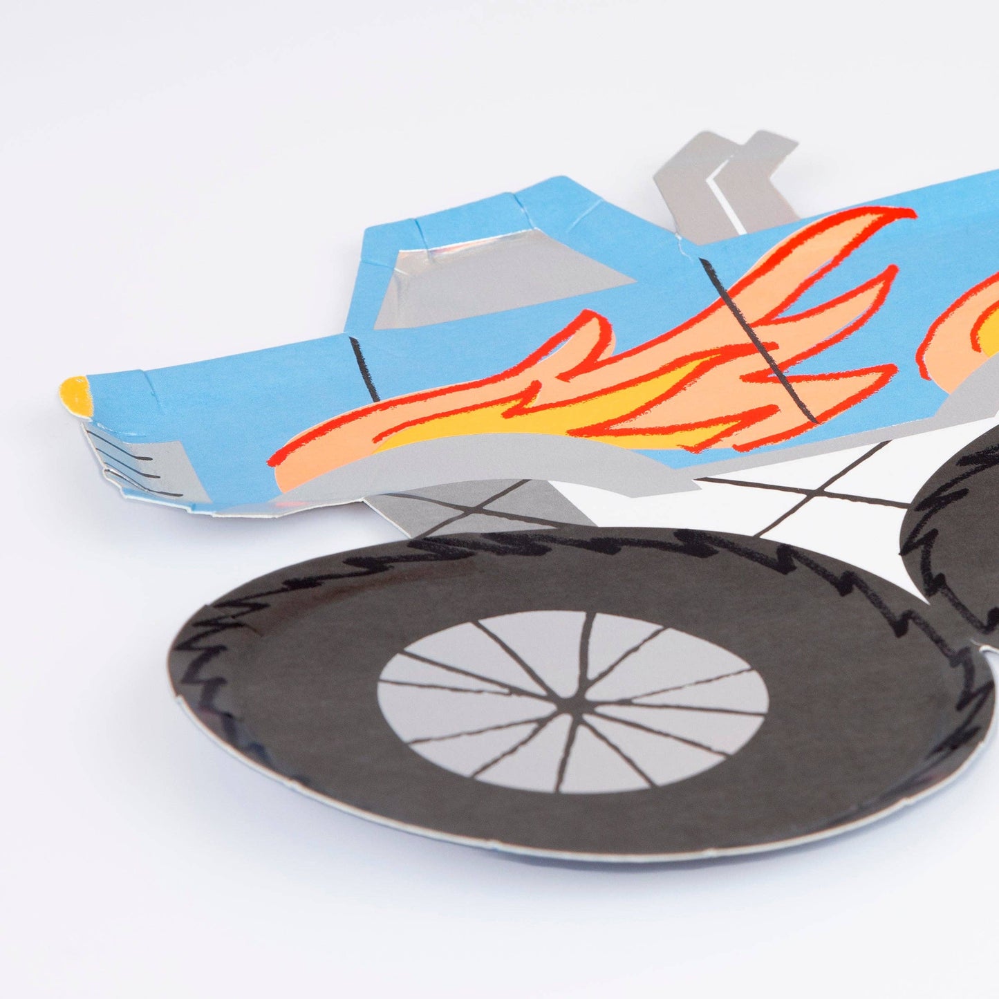 "Big Wheels" 🚛 Monster Truck Paper Plates by Meri Meri
