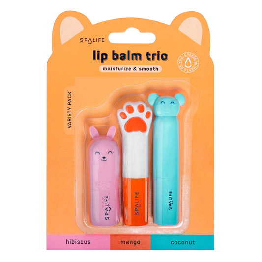 “Critter Kiss Club” 🐰🐶🐨 Adorable Lip Gloss Trio by My Spa Life