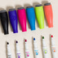 Dry erase pens with built in erasers on caps