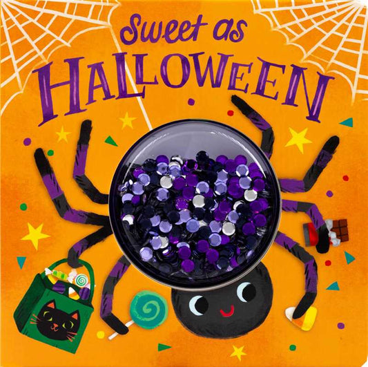 Sweet as Halloween sequin shaker board book cover