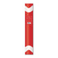 Vibrant red and white roll of smooth-textured paper, ideal for creative projects and crafts