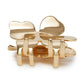 14K gold-plated Lily claw clip close-up