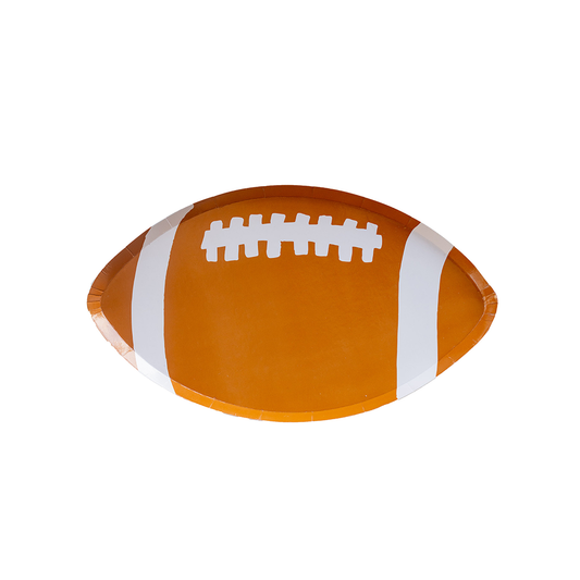 Sports party paper plates, 8-pack, 10.75" diameter, perfect for team celebrations