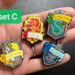 HP Harry Potter Croc shoe charms Shoe Decal Charms JuliesDecal anime charms: Set of 16pcs