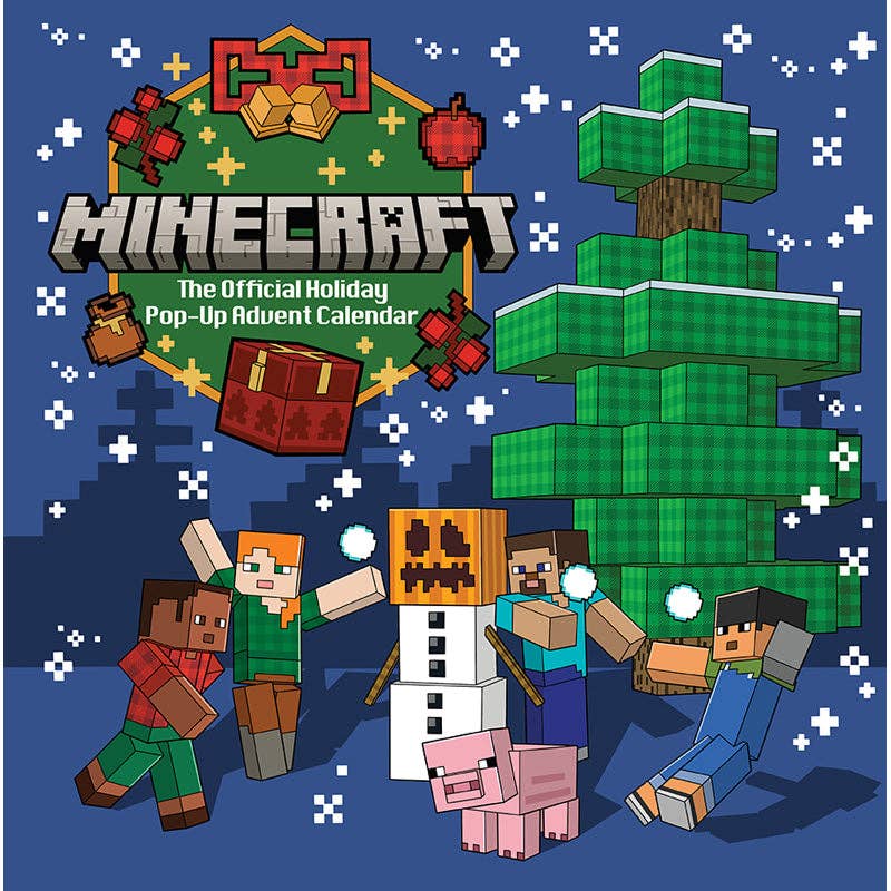 “Block the Halls” 🧱 Minecraft Advent Calendar – 25 Days of Pixel-Perfect Holiday Fun