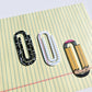 “Hit the BookMARK” 🔖 Teacher Paperclip Bookmark set, bookmark gift for teacher