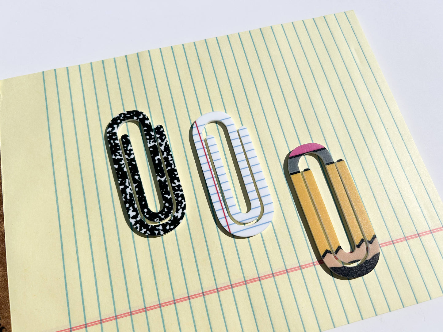 “Hit the BookMARK” 🔖 Teacher Paperclip Bookmark set, bookmark gift for teacher